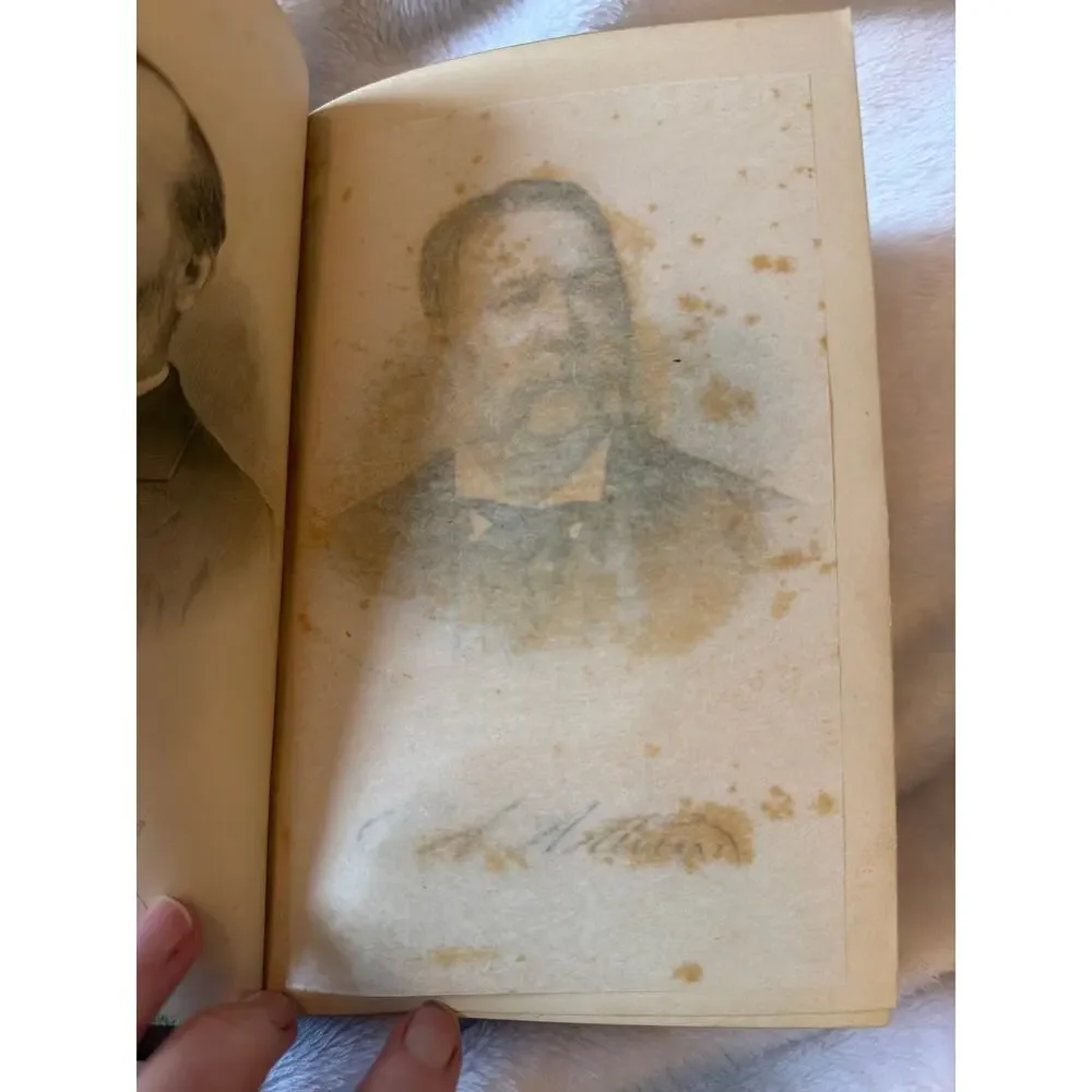 Antique Our Martyred President James A Garfield Illustrated History Book RARE